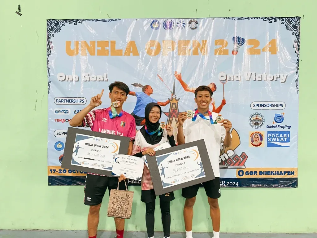 Mahasiswa STIE Krakatau Mendapat Juara 1 Pada Kejuaraan Unila Open 2024